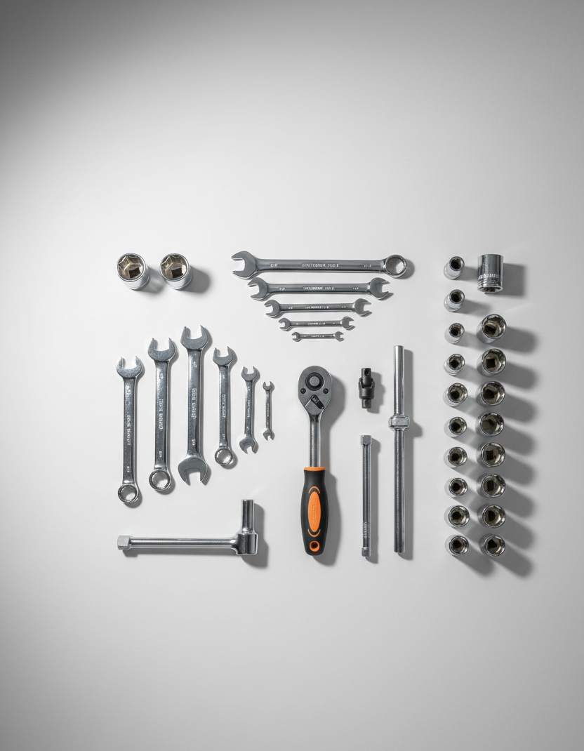 Juego Herramientas 37 Piezas Con Copas